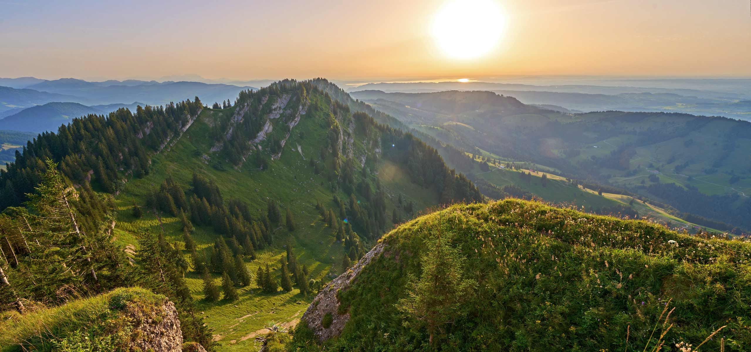 Sommer im Allgäu, zwischen Gipfelwanderung, Radtour und Naturgenuss